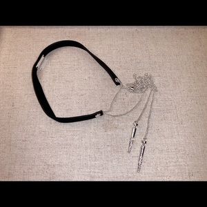 Stella and dot silver necklace